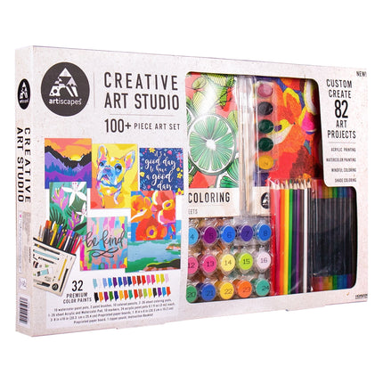 Creative Art Studio ARTISCAPES Art Set 82 Art Projects