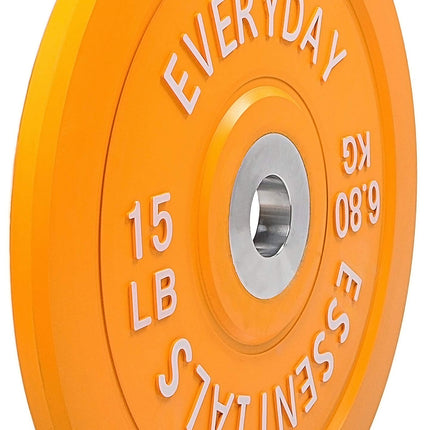 BalanceFrom Color Coded Olympic Bumper Plate Weight Plate