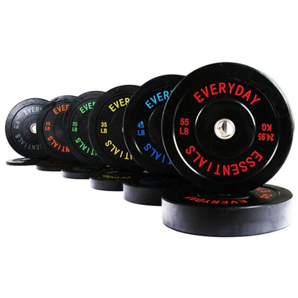 BalanceFrom Color Coded Olympic Bumper Plate Weight Plate