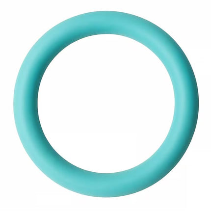 Exercise Weight Ring for Full Body Workout, 10 lb Resistance Training Ring Non-Slip Silicone Surface, 12 Inch Diameter, Teal Blue