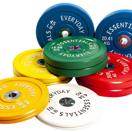 BalanceFrom Color Coded Olympic Bumper Plate Weight Plate