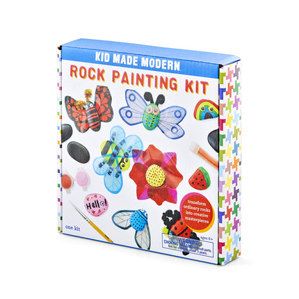 KID MADE MODERN Rock Painting Craft Kit, 1 EA
