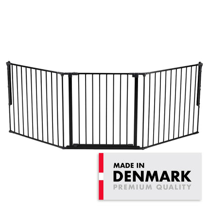 BabyDan Flex Gate Large 35.4-87.8"-Black