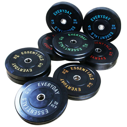 BalanceFrom Color Coded Olympic Bumper Plate Weight Plate