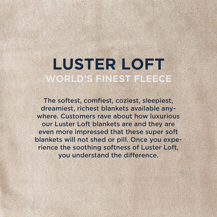 American Blanket Company Luster Loft Fold-over Infant Blanket - Cream 30"x40"