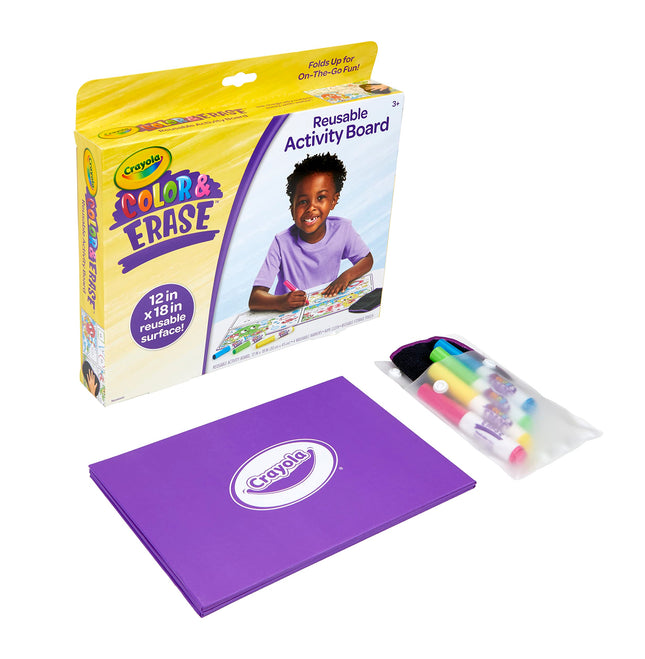 Crayola Color and Erase  12” x 18” Reusable Activity Board