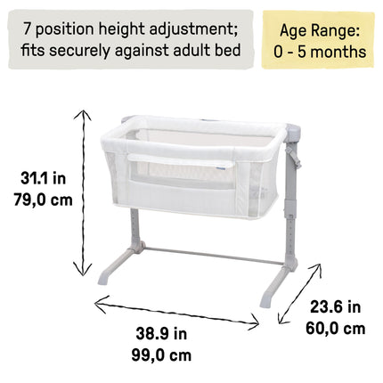 Ingenuity Dream & Grow Bedside Baby Bassinet