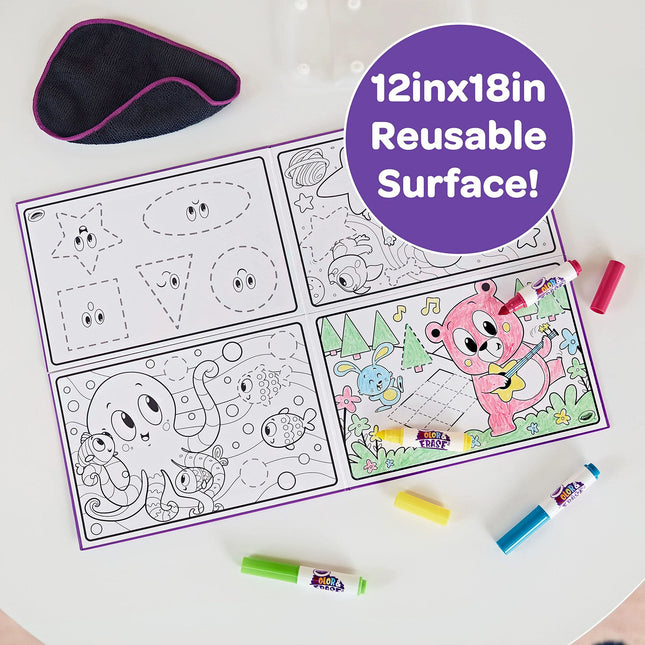 Crayola Color and Erase  12” x 18” Reusable Activity Board