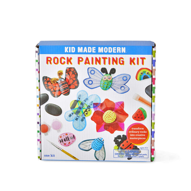 KID MADE MODERN Rock Painting Craft Kit, 1 EA