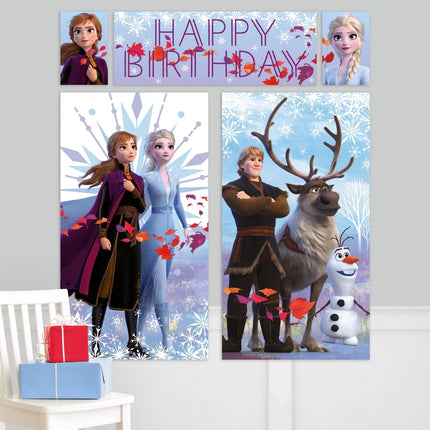 Roommates Disney Frozen Group Extra Large Peel, Stick Wall Decals  36"x25"