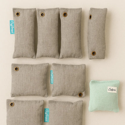 9 Packs Activated Charcoal Odor Absorber Nature Fresh Bamboo Air Purifying Bag