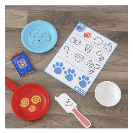 KidKraft Blue's Clues & You! Cooking-Up-Clues Wooden Play Kitchen & Handy Dandy