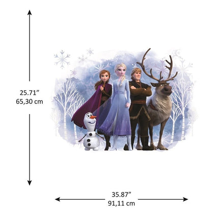 Roommates Disney Frozen Group Extra Large Peel, Stick Wall Decals  36"x25"