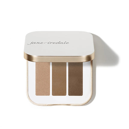 jane iredale PurePressed Eye Shadow Triple, (Triple Cognac), 0.06 oz. Powder