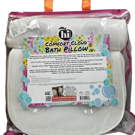 Hi Peach Layne Comfort Cloud Bath Pillow  White (1.76 lbs)
