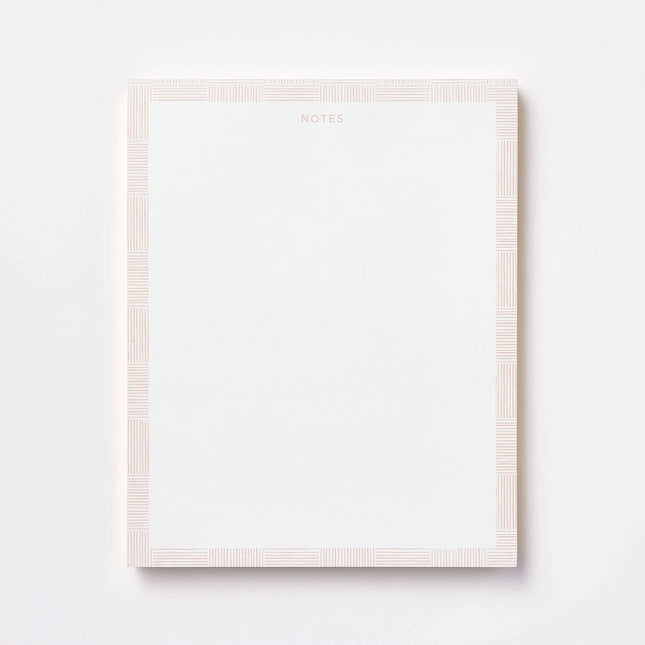 Jumbo Gum Top Desktop Pad with Designer Printed Edge 10"x8" - Threshold 3 packs