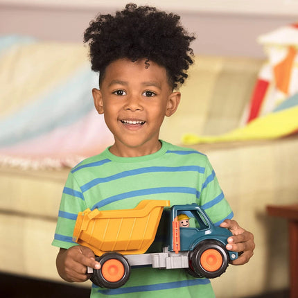 Battat – Yellow Dump Truck – Classic Toddler Trucks – Kids Construction Toys –