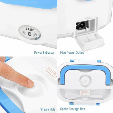 Electric Heating Lunch Box Food Heater Portable Lunch Containers Warming