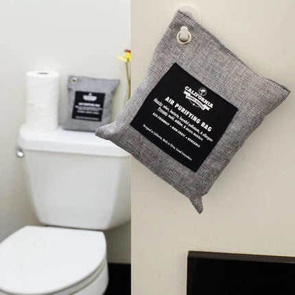 9 Packs Activated Charcoal Odor Absorber Nature Fresh Bamboo Air Purifying Bag