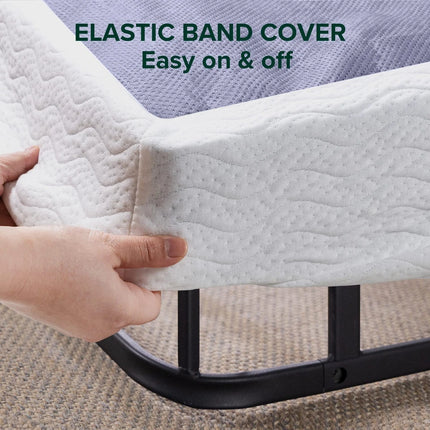 Spa Sensations By Zinus 9" Metal Smart Box Spring, Mattress Foundation, Twin